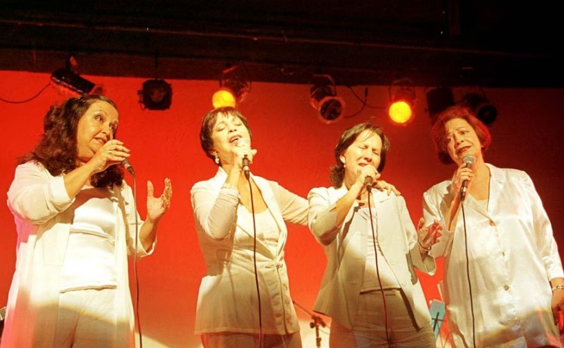O Quarteto Em Cy no show em homenagem a Sidney Muller, no Rio
