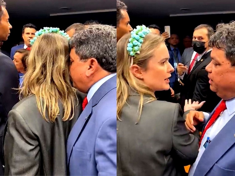 Deputada diz que foi assediada; Márcio Jerry afirma que imagens foram 'deturpadas'.