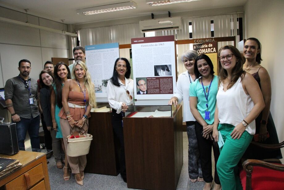 Visita ao Memorial do TJMS.