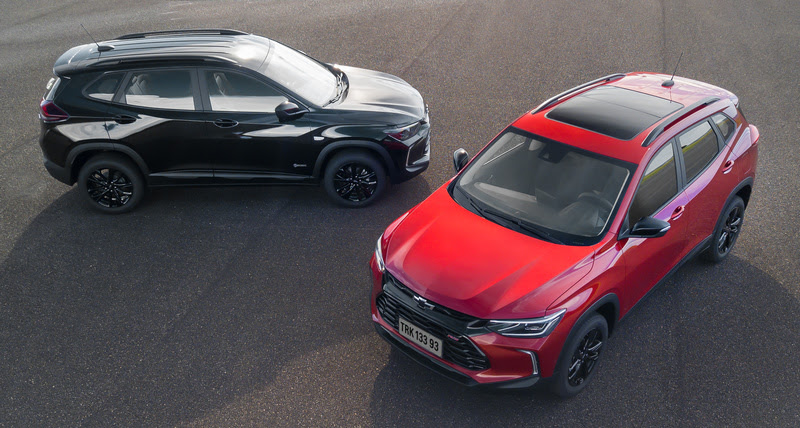 Tracker Midnight e Tracker RS são novidades da linha 2024 da Chevrolet no Brasil