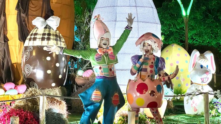 Cidade da Páscoa tem teatro musical e animação dos Dynamos do Pantanal