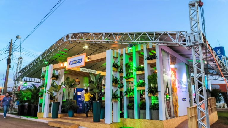 O Stand PrefCG na 83ª edição da Expogrande, espera receber um público significativo durante os 10 dias de feira