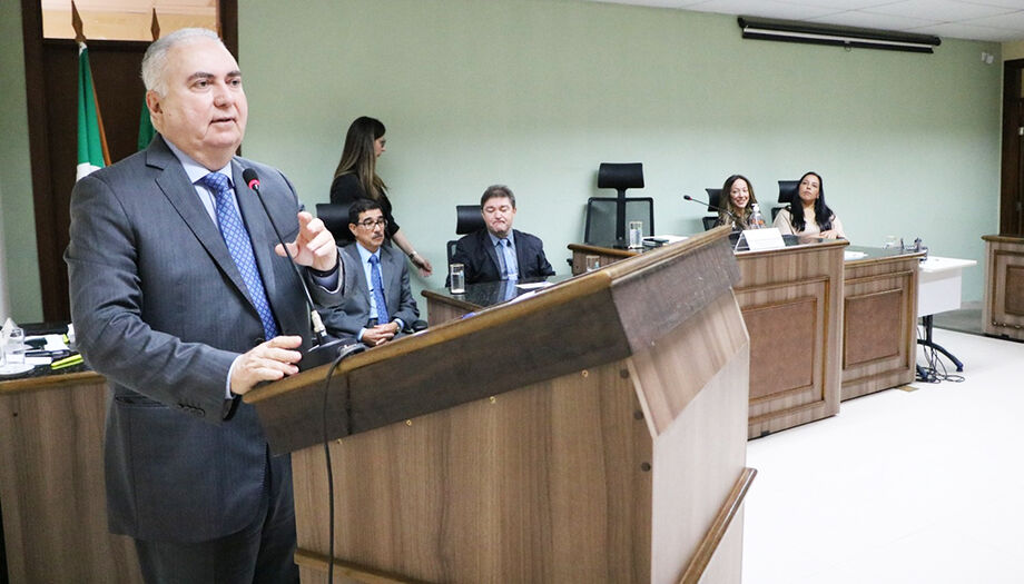 O presidente do Tribunal de Justiça de Mato Grosso do Sul, Des. Sérgio Fernandes Martins, instalou a primeira edição do Gabinete de Integração da Administração do TJMS na comarca de Coxim