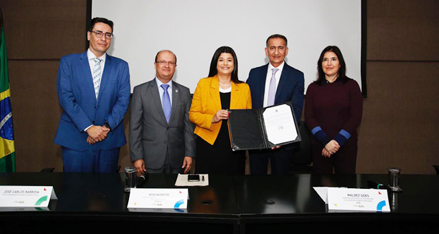 A cerimônia aconteceu hoje e teve a presença da ministra Simone Tebet e vice-governador de MS, Barbosinh