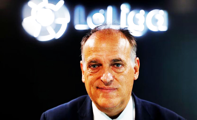Javier Tebas é o presidente da La Liga