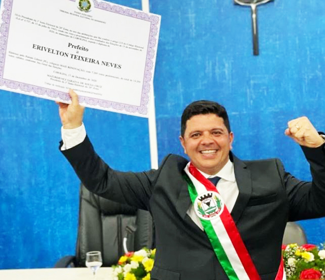 Erivelton Teixeira Neves (PSB) é médico e prefeito de Carolina (MA)