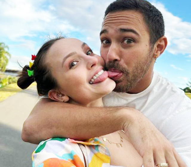 Larissa Manoela e o seu noivo