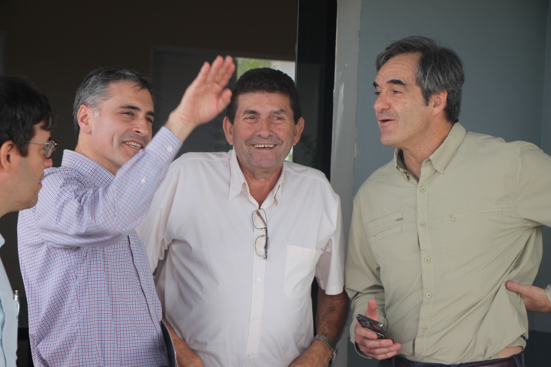 Da esquerda para a direita: Carlos Altamiras, Antônio Ângelo e Cristian Infante