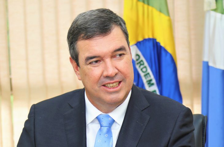 Governador Eduardo Riedel discute oportunidades de investimento e colaboração em palestra sobre as potencialidades de MS