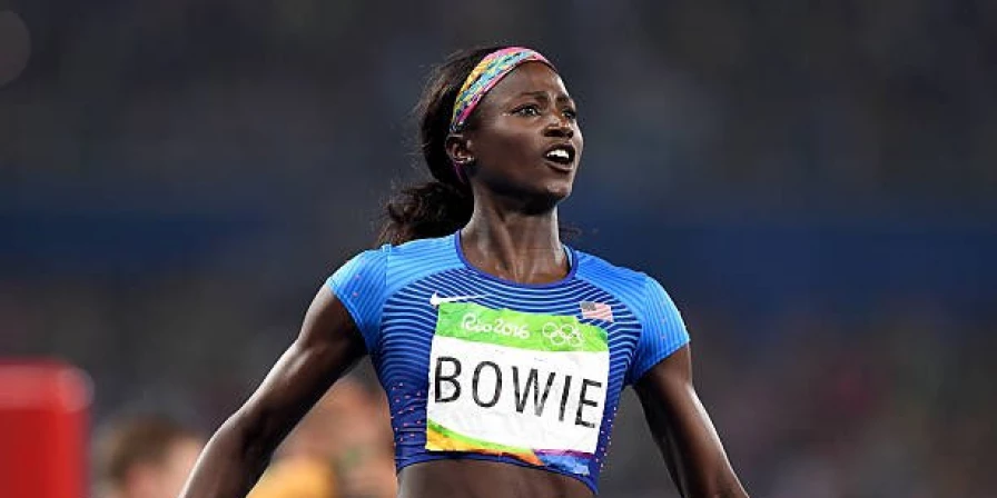 Tori Bowie foi campeã olímpica no revezamento 4x100m nos Jogos do Rio - 19/08/2016