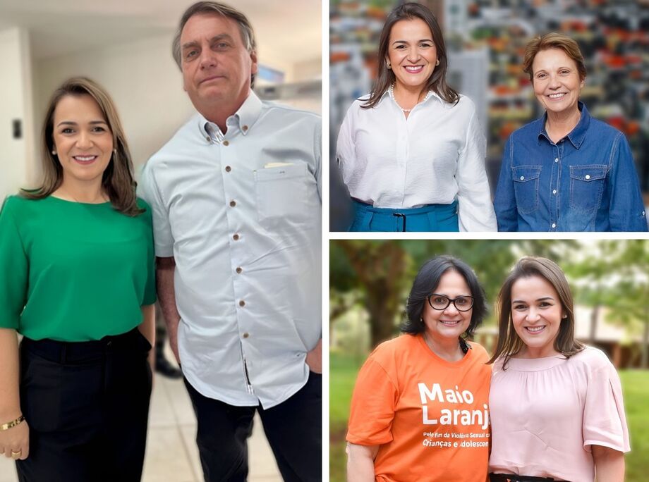 Jair Bolsonaro, Tereza Cristina e Damares Alves: Os nomes de peso que disputam a filiação de Adriane Lopes.