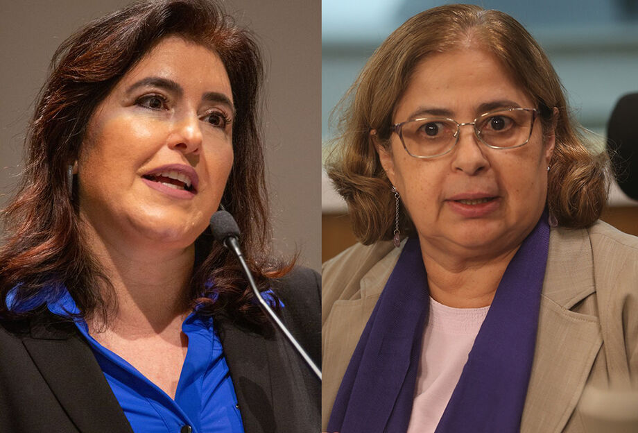 Simone Tebet e Cida Gonçalves são de Mato Grosso do Sul