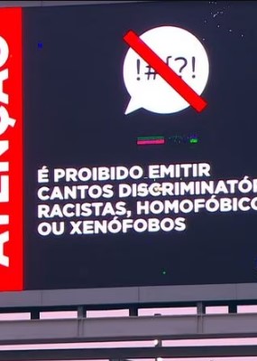 Corinthians será denunciado por canto homofóbico.