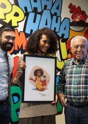 Taís Araújo cira personagem da Turma da Mônica.