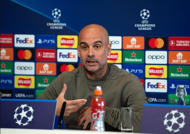 Pep Guardiola, técnico do Manchester City