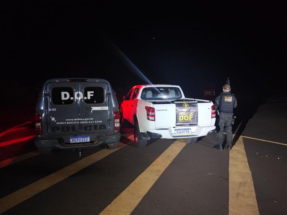 L200 Triton recuperada durante a operação