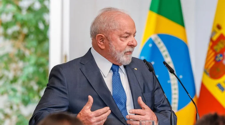 O presidente do Brasil, Luiz Inácio Lula da Silva.