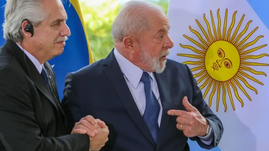 O presidente Luiz Inácio Lula da Silva recebe o presidente da Argentina, Alberto Fernández