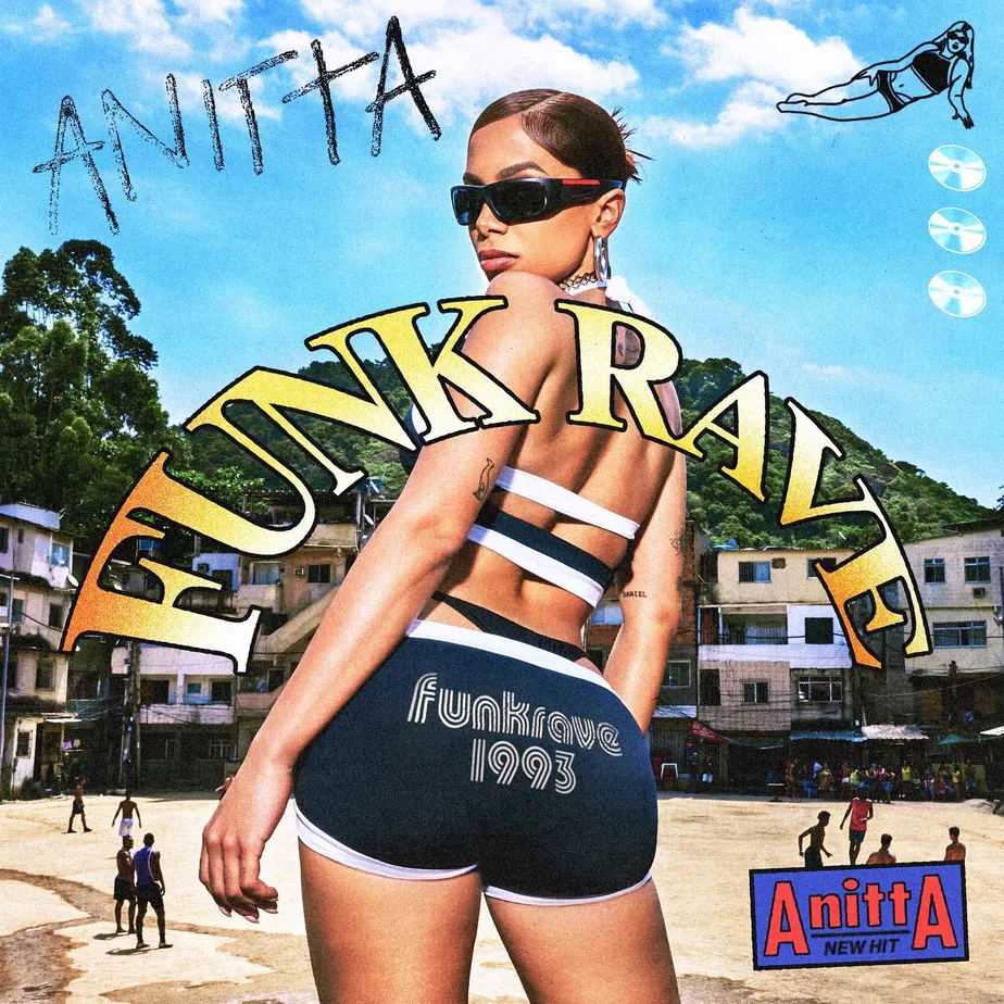 Anitta em capa de novo single