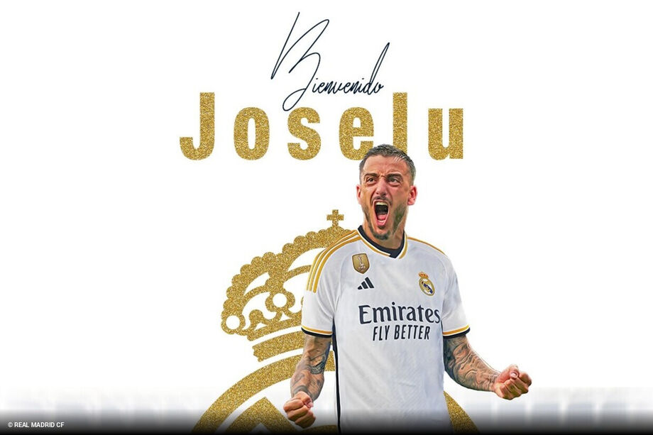 O Real Madrid anunciou o experiente espanhol Joselu, de 33 anos