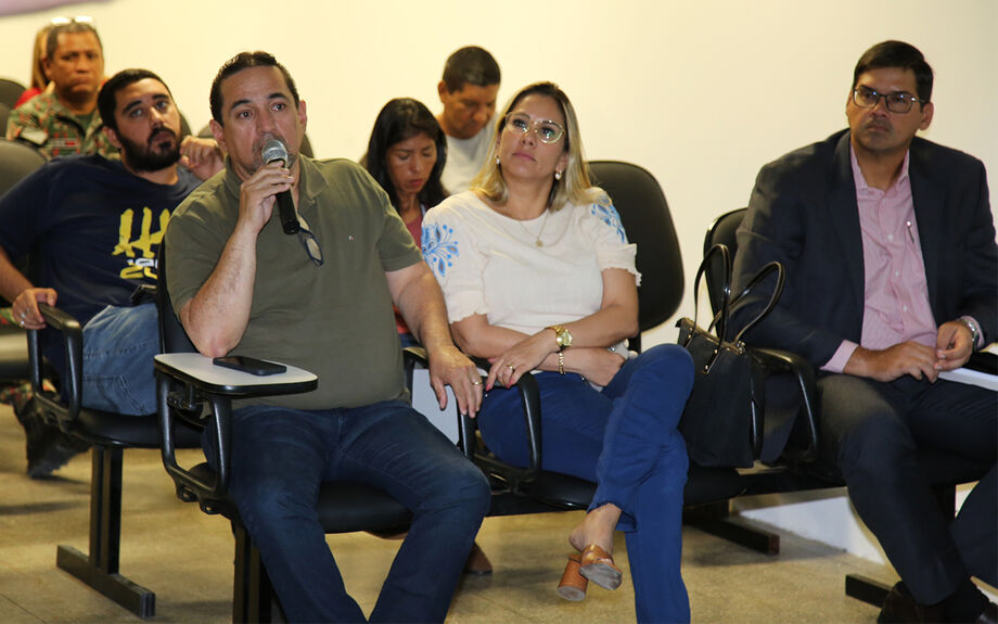 O prefeito Marcelo Iunes