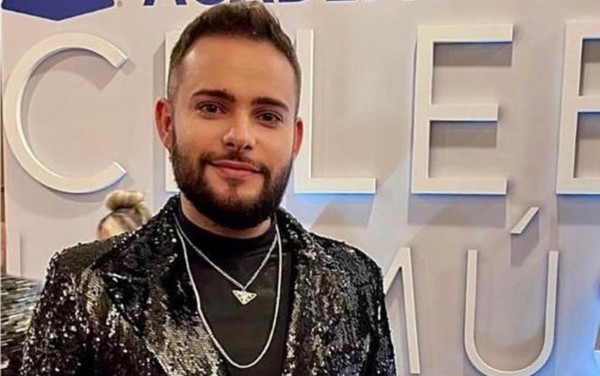 Julier da Silva Rodrigues, de Goiânia, durante o Grammy Latino, em Las Vegas