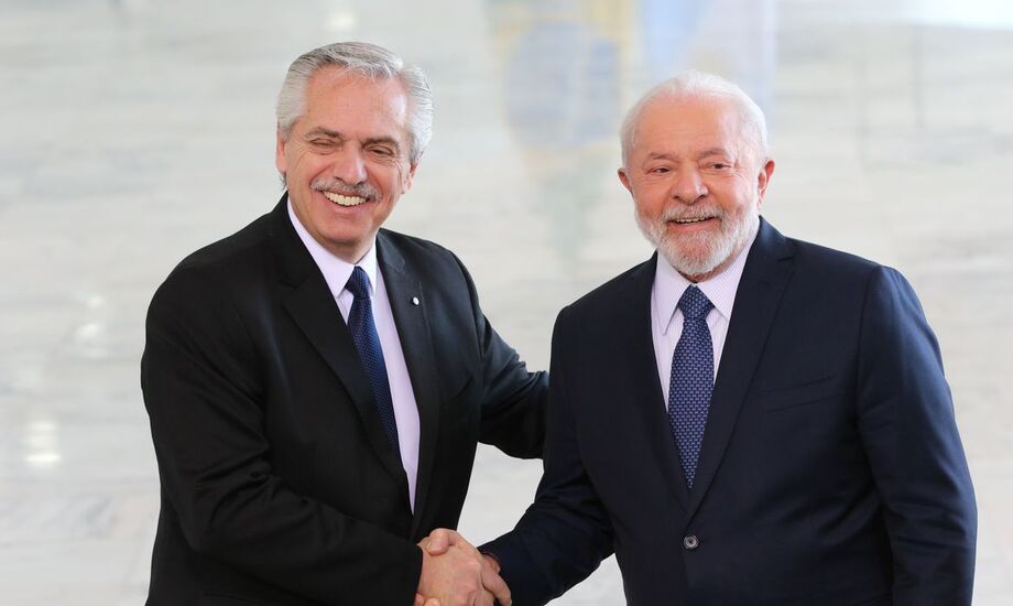 Lula e Alberto Fernández.