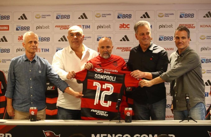 Jorge Sampaoli é o técnico do Flamengo