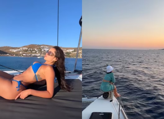 Jade Picon e Juliette curtindo passeio de mais de R$11 mil na Grécia