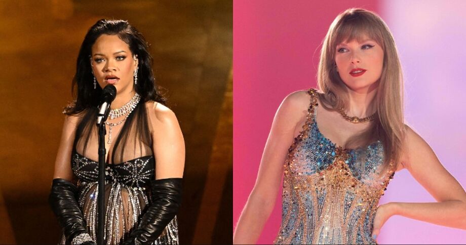 Taylor Swift e Rihanna, cantoras mais ricas dos EUA.