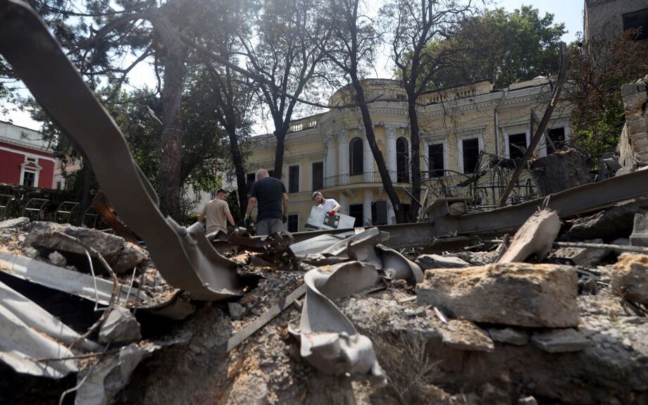A Ucrânia confirma o ataque a Moscou em reação aos bombardeios russos em Odessa no fim de semana