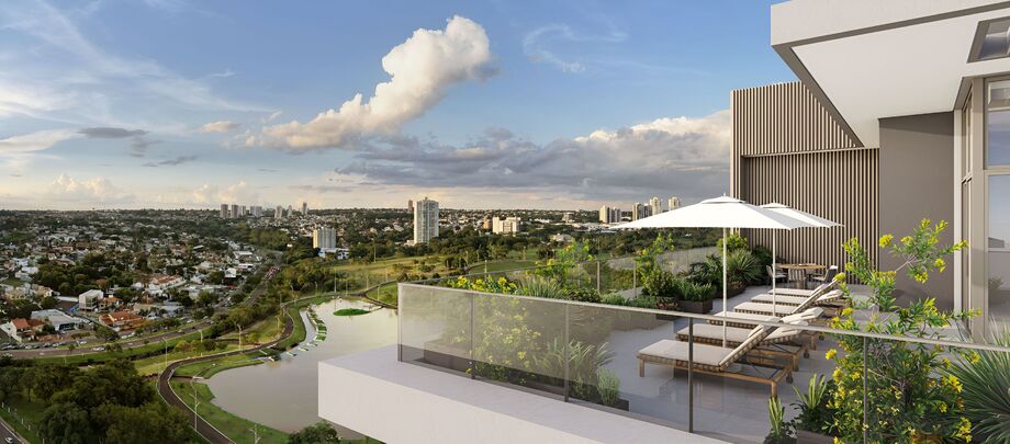 Empreendimentos contam com uma linda vista para o Parque das Nações Indígenas.