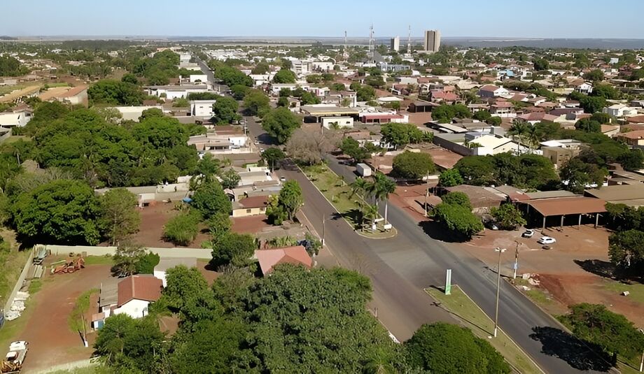 Vista aérea de Sidrolândia