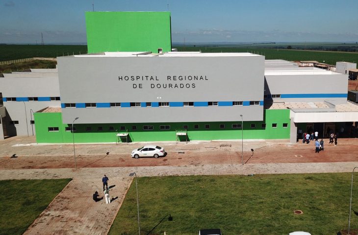 Obras do Hospital Regional e do Centro de Diagnósticos avançam em Dourados