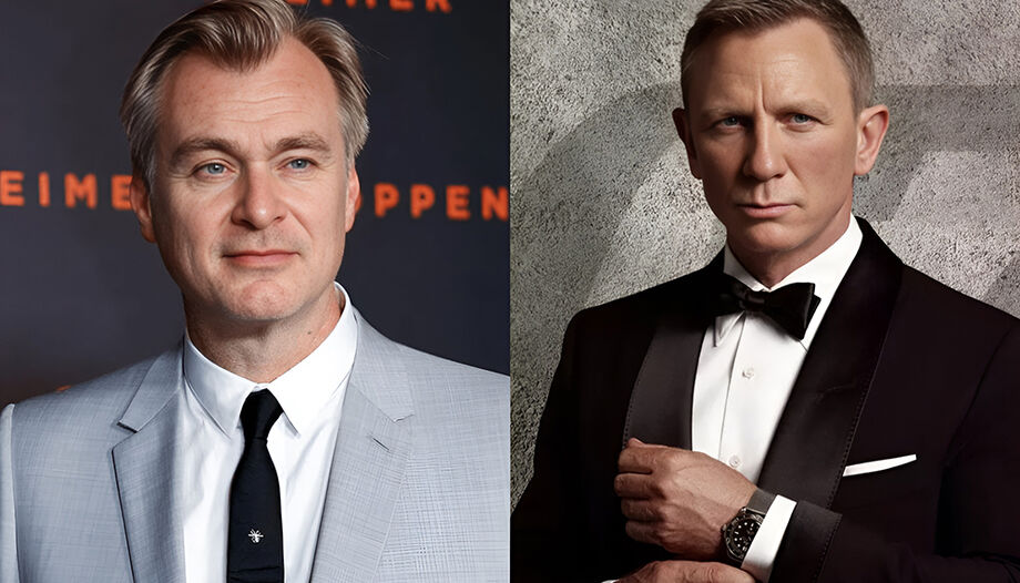 Christopher Nolan posa na premiere de Oppenheimer em Paris