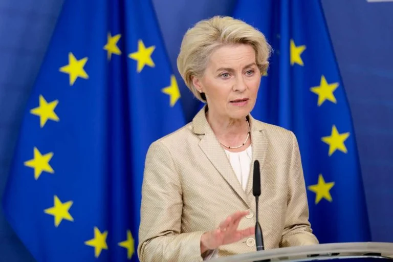 Ursula von der Leyen em discurso pela UE