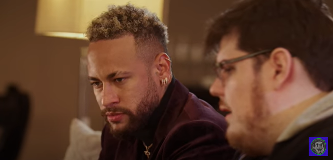 Neymar e o Streamer Casimiro Miguel