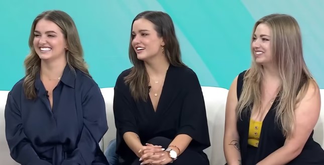 As trigêmeas Rikki, Julianne e Kendall