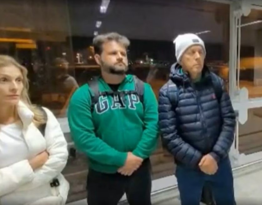Andreia Mantovani, Alex Zanatta Bignotto e Roberto Mantovani Filho, acusados de agredirem o ministro Alexandre de Moraes.