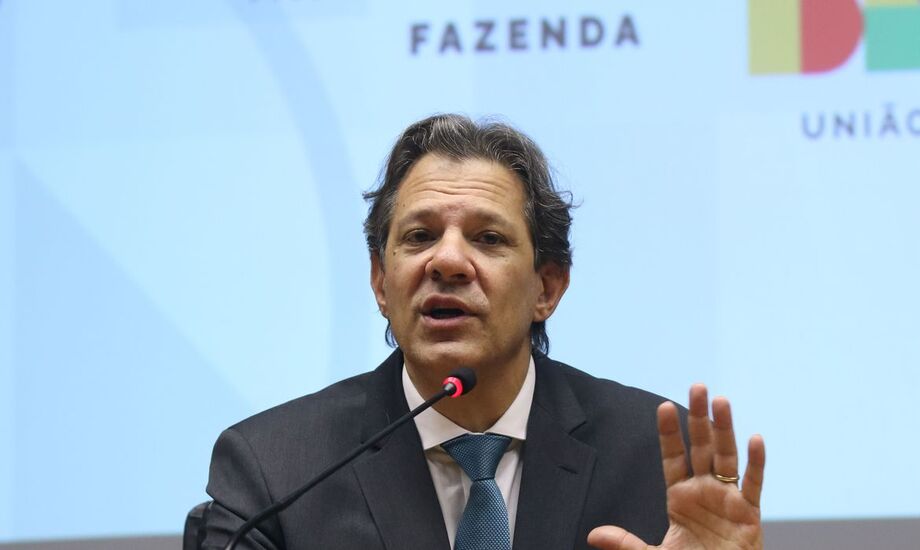 O ministro da Fazenda, Fernando Haddad