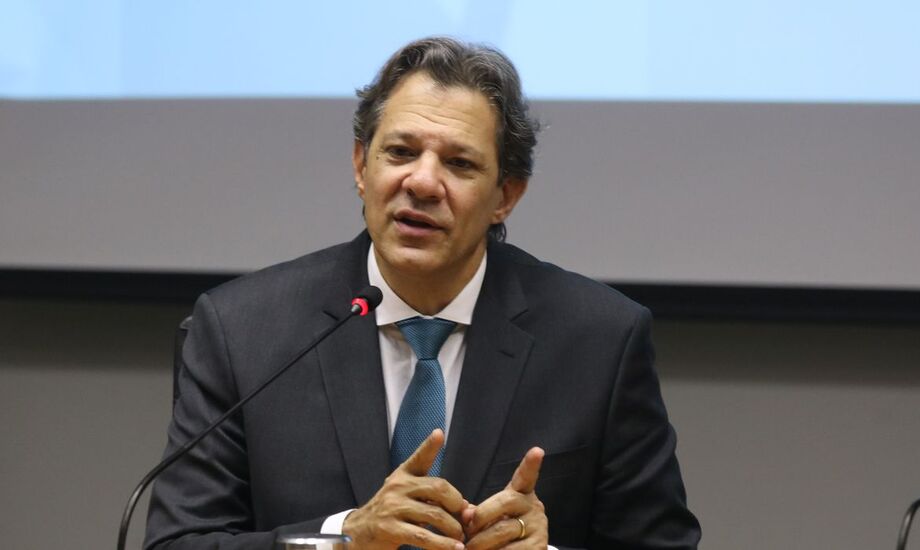 O ministro da Fazenda, Fernando Haddad