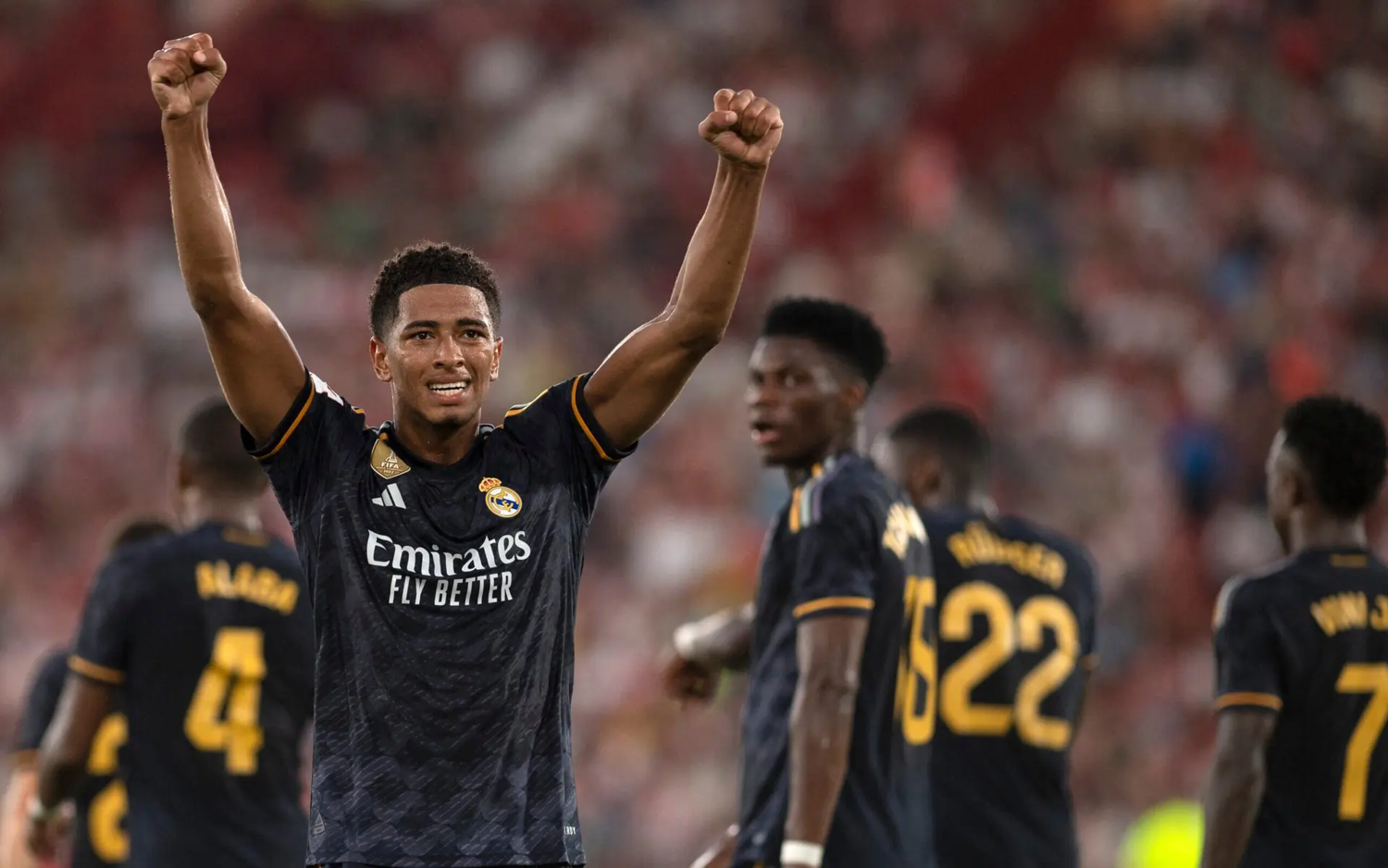 Bellingham marca em vitória do Real Madrid