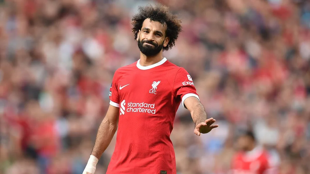 O jogador Mohamed Salah
