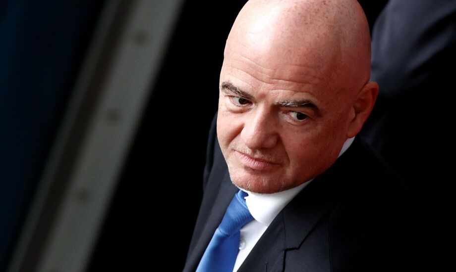 O presidente da Fifa, Gianni Infantino