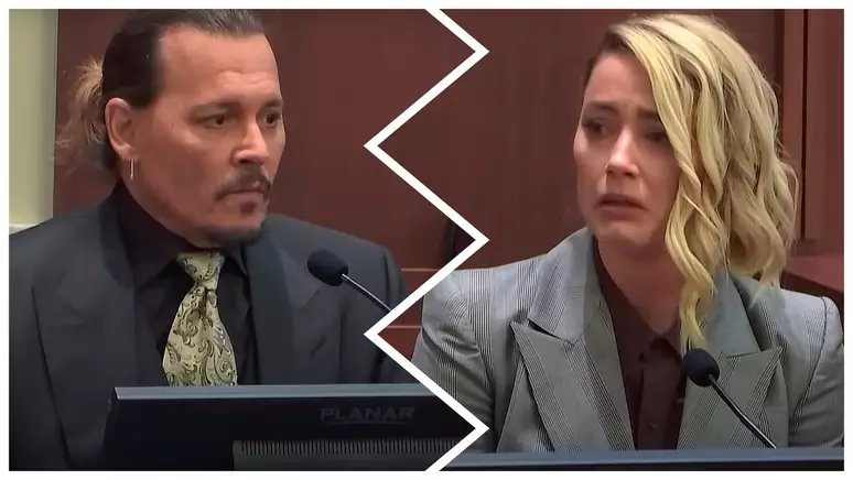 Reprodução de 'Johnny depp x Amber Heard', documentário da Netflix.