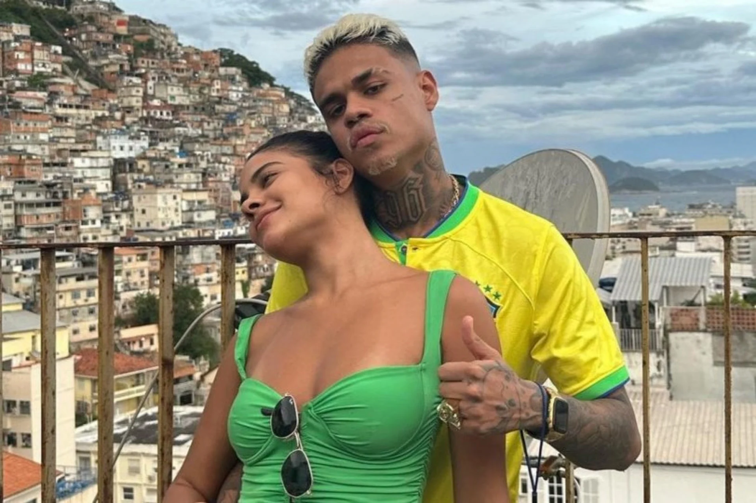 Bella Campos e MC Cabelinho não se pronunciaram sobre os boatos de término do namoro após suposta traição do cantor