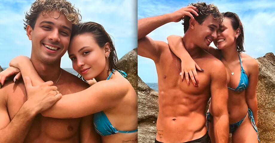 Larissa e seu namorado