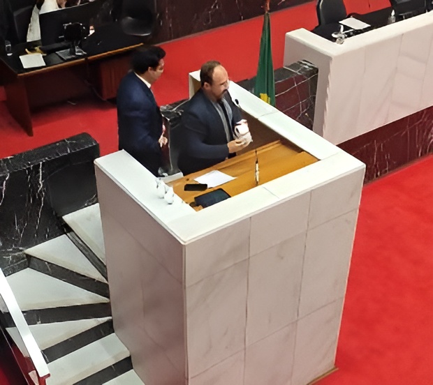Momento do acontecido
