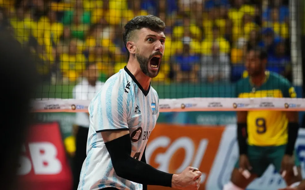 Seleção masculina é derrotada pela Argentina e perde Sul-Americano de Vôlei pela primeira vez