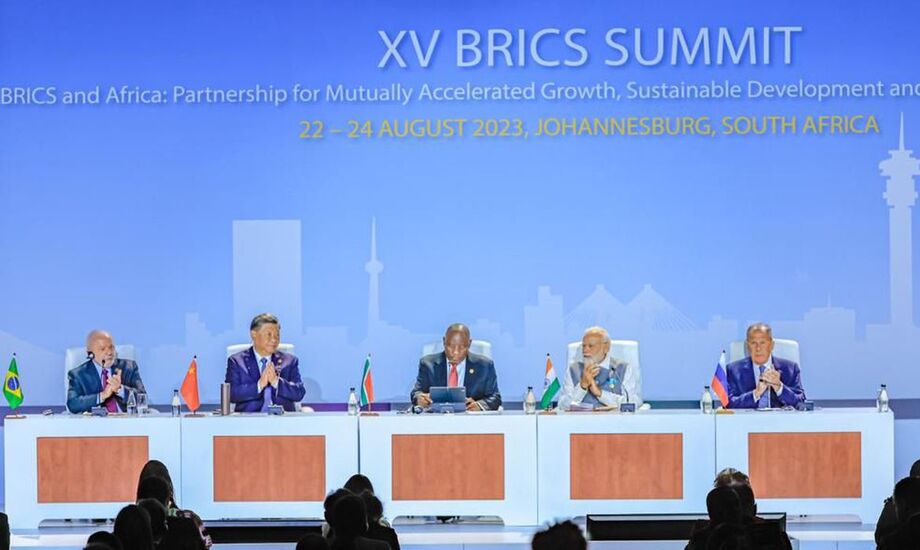 A cúpula do Brics, bloco composto por Brasil, Rússia, China, Índia e África do Sul